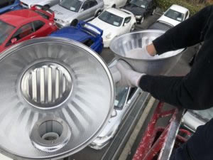 ポール灯 電気工事 施工事例 水銀灯.COM